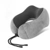 Memory Foam U Shaped Neck Pillow - Soft Travel Companion with Massage Feature, Ideal for Airplane, Car & Cervical Support