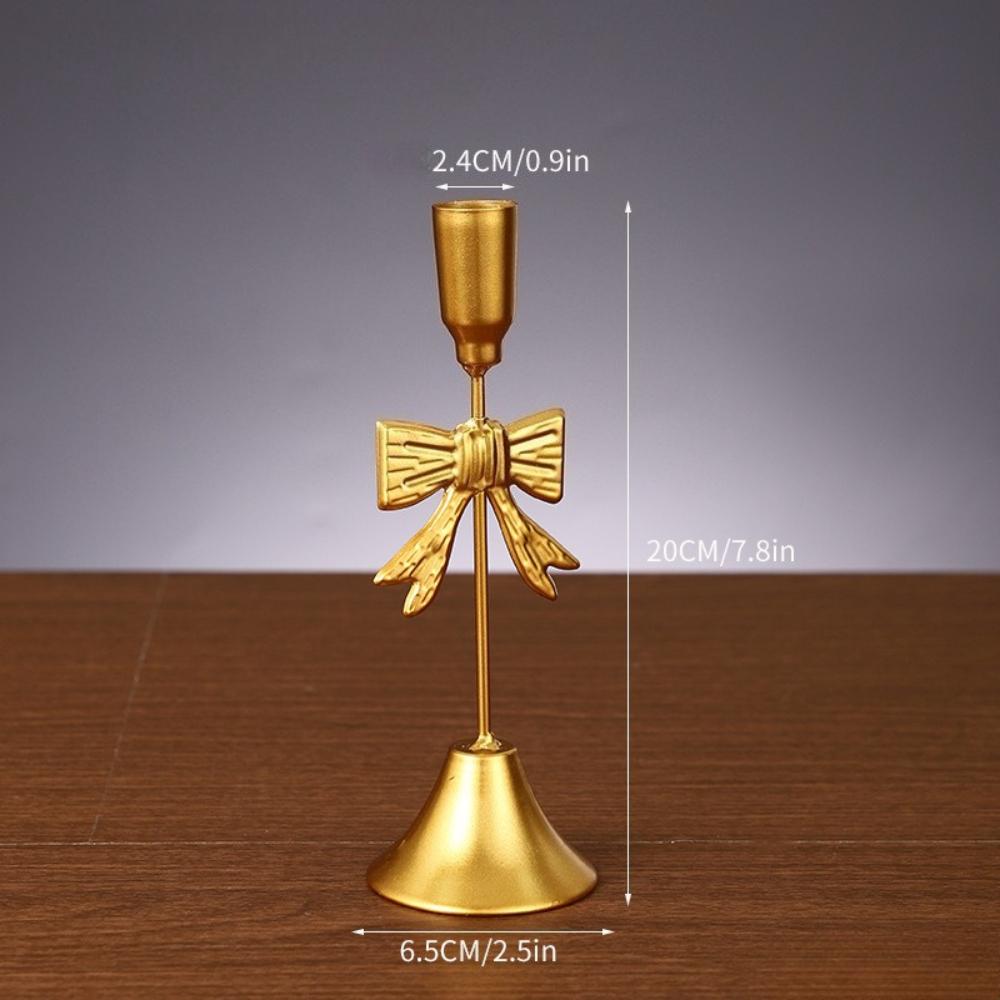 European Style Romantic Dining Table Decoration Retro Candlelight Dinner Props Wedding Table Candle Stand Exquisite Candlestick