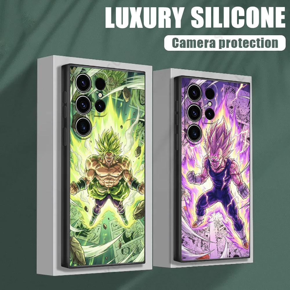 Cool D-Dragon Balls Saiyans Phone Case For Samsung Galaxy S25 S24 S23 S20 S21 FE S26 S22 Ultra 5G S26 Plus S25FE Silicone Cover