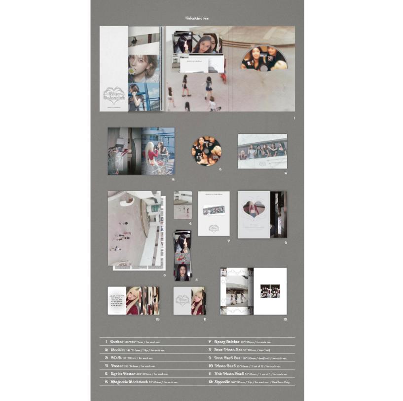 NMIXX Blue Valentine Album (Random 1 of 3 or Full 3-Set)