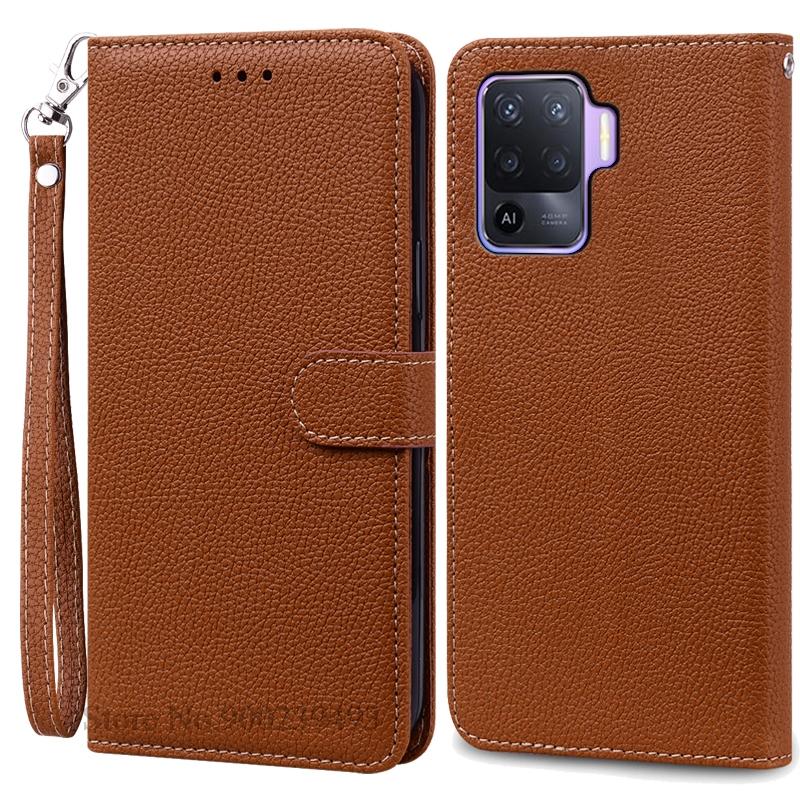 Covers For OPPO Reno 5 Lite Case Soft Silicone Wallet Leather Flip Case For OPPO Reno5 Lite Phone Case Carcasa Casing Book Cover