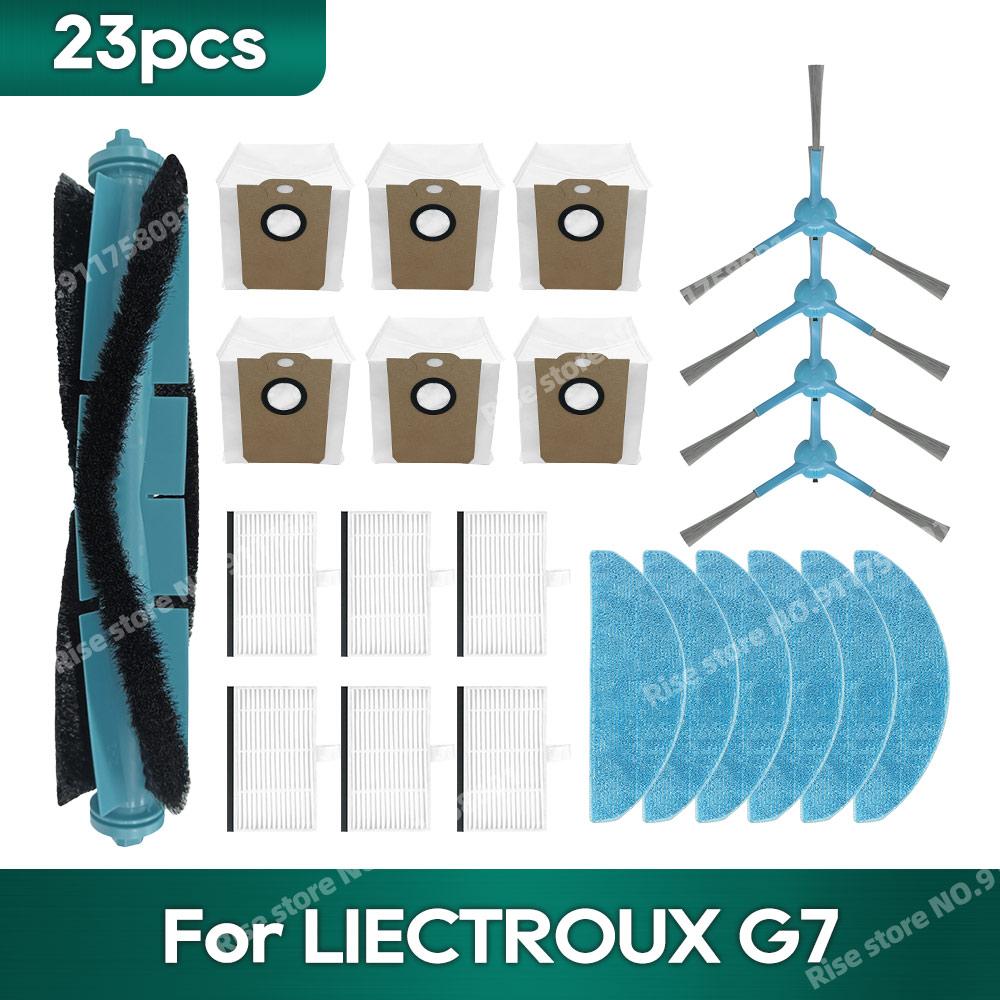 Zubehör Kompatibel für LIECTROUX G7 Staubsauger Hepa Filter Staubbeutel Ersatzteile Mopptuch