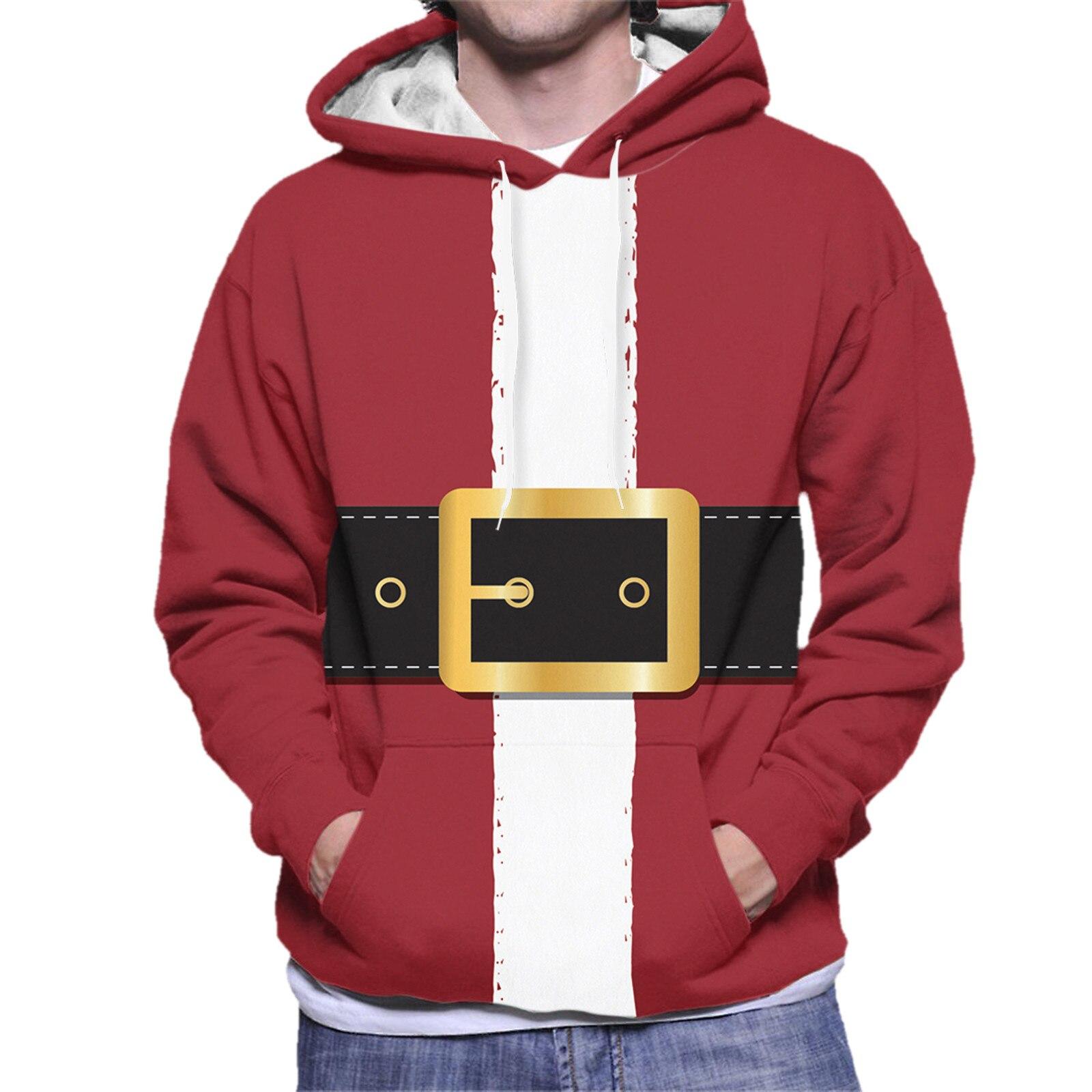 

Мужские рождественские толстовки с принтом Санта-Клауса, блузка с карманом и шнурком с длинными рукавами, носки для мальчиков, дом для мальчиков 6XL