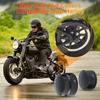 Rear Axle Cap Nut Covers, Motorcycle Rear Axle Cover Cap Nut Bolt Kit, Compatible with Harley Touring Electra Road Glide Softail - Black
