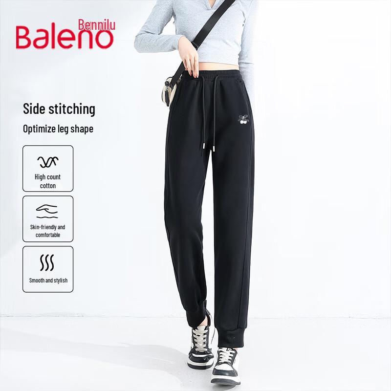 Baleno Women's Milk Silk Tapered Casual Pants