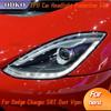 For Dodge Charger SRT Dart Viper Car Headlight Protection Tint Film Smoke Black Transparent TPU Protective Front Light Sticker AA1
