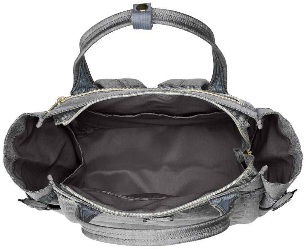 Anello 2-Way Tote Backpack, Regular Post, AT-C1225, Gray