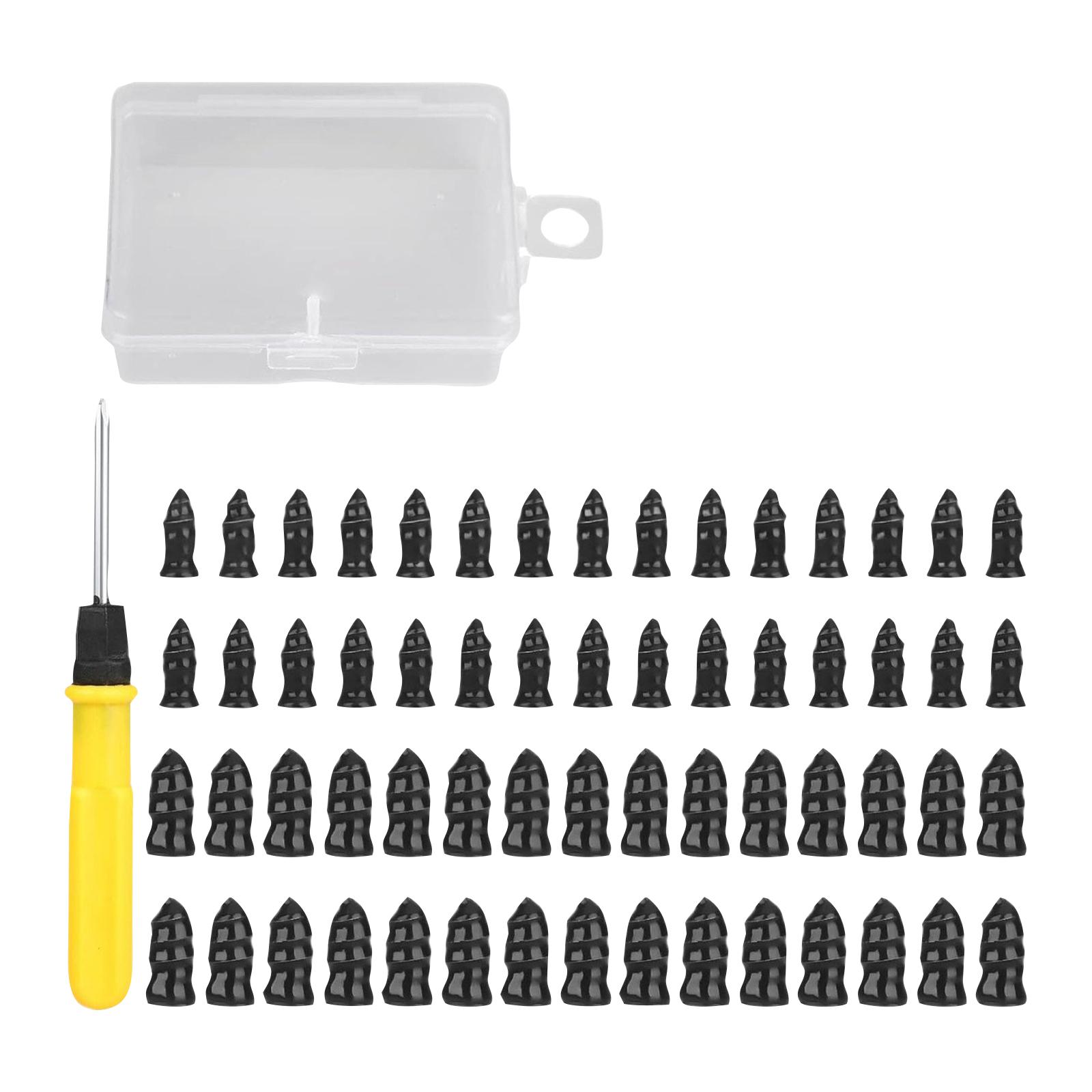

Tire Nails Kit For Car/Motorcycle/Truck Fast Self-Service Tire Tools, Screw In Tire Plugs With Box And Screwdriver One Size