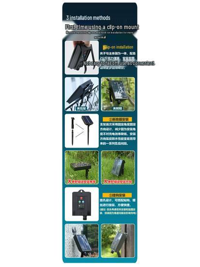 LED Solar Lichterkette - Stern & Mond Vorhang, Outdoor Camping & Feiertags-Feendekor