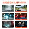 Tekutý odpuzovač mlhy na sklo auta Odstraňovač olejového filmu z čelního skla Auta Čisticí ubrousky Odstraňuje nečistoty Štětec Odmašťovač Ubrousky