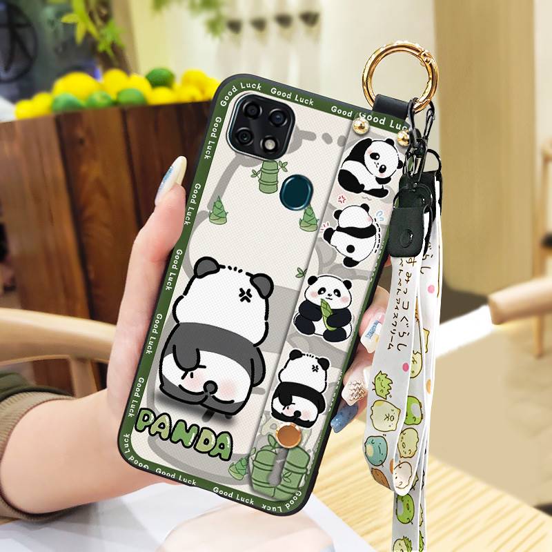 Kickstand Wrist Strap Phone Case For ZTE Blade V2020 Vita/Blade20 Smart/10 Smart Anti-knock Cartoon Soft case Waterproof