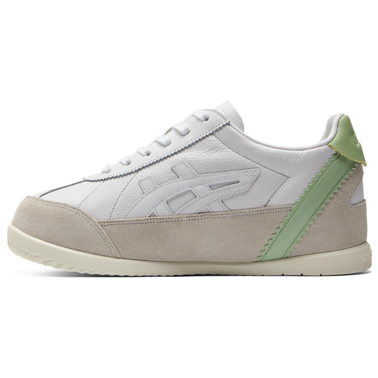 

Onitsuka Tiger Mollety White Green Fig 1183C101-100 37.5