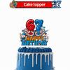 Nová sada dekorací na oslavu šestých sedmých narozenin Dekorace Balón Tematický banner Ozdoby na cupcaky Pozadí Dárek