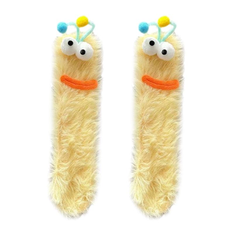 Women Thicker Warm Fuzzy Socks Plush Warm Winter Socks for Sleep Home,Soft Cosy Socks Funny Ankle Crew Socks Streetwear