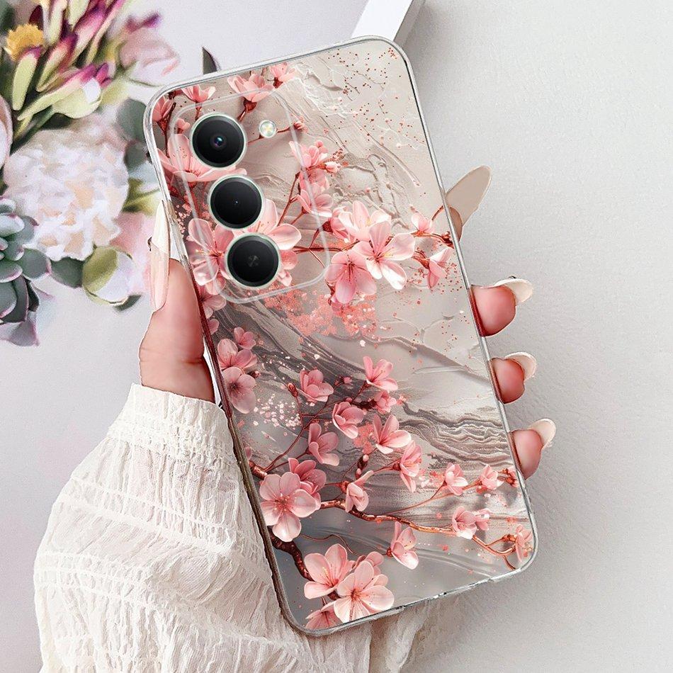 Für Xiaomi Redmi 15 5G Note 15R Elegante Blume Schmetterling Handyhülle Für Redmi Note15R Redmi15 5G Weiche Silikon TPU Hüllen