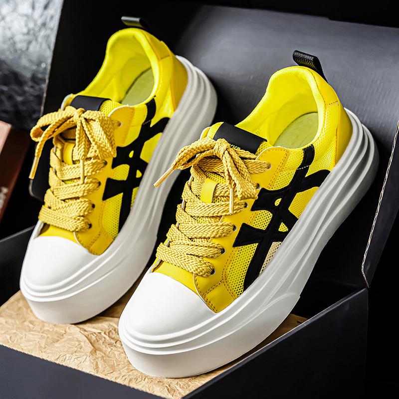 

Summer new mesh breathable sports shoes Internet celebrity same fashion versatile comfortable high-end casual shoes trendy men s shoes 44