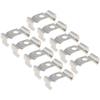 50pcs T5 Clips Holder Bracket for Lamp Socket /Ceiling Lamp / Light Fixture Accessories for for Home Electric Appliance Tools