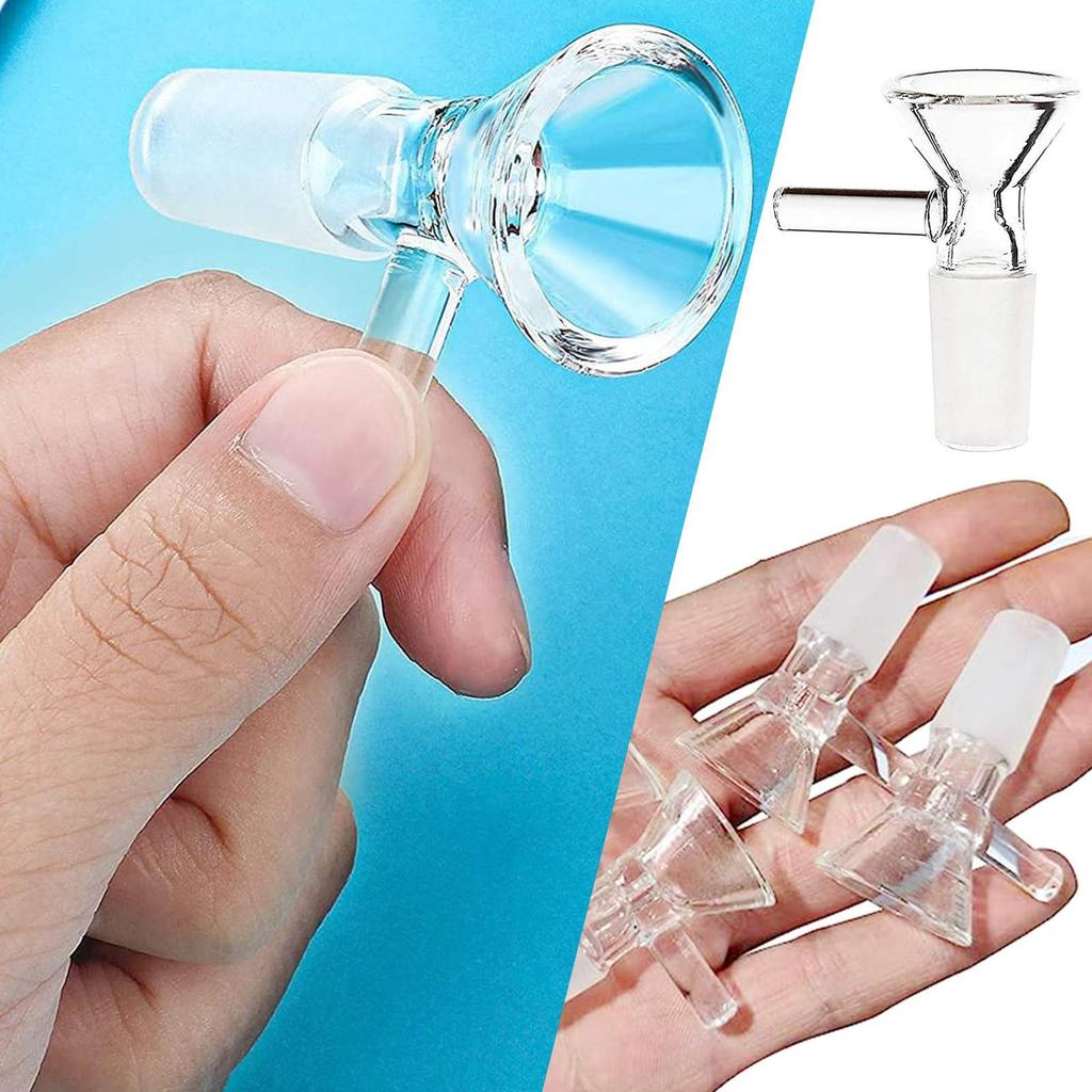 6 Pcs Small Funnel Home Kitchen, Glass Water Pipe Fitting Stick Glass Pipe