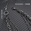Goth Vintage Punk Metal Waist Chain Hip Hop Techwear Style Jeans Chains Men Women Fashion Decorative Pants Chain