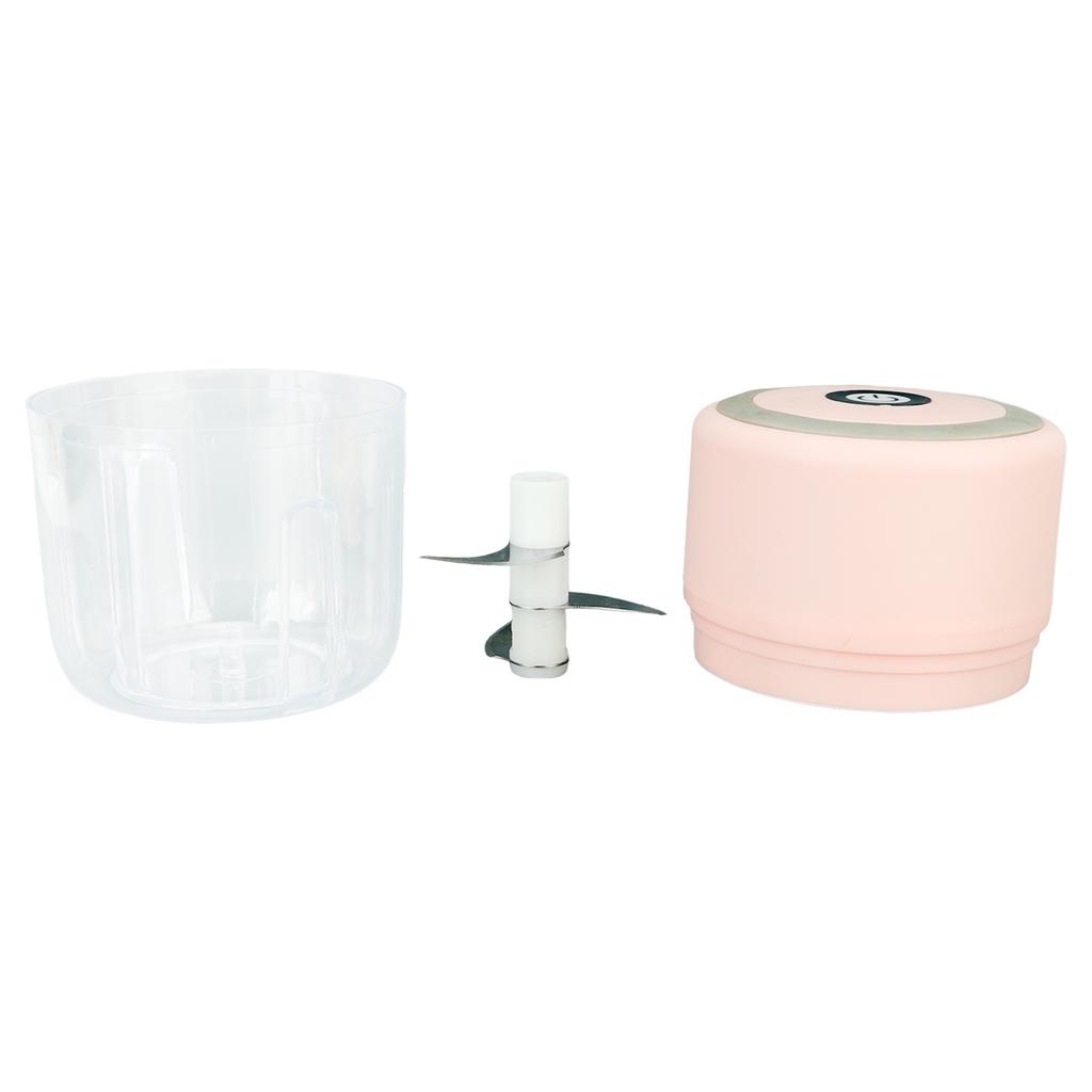 Electric Garlic Chopper 250ml Capacity Cordless Garlic Grinder Mincer for Chili Onion