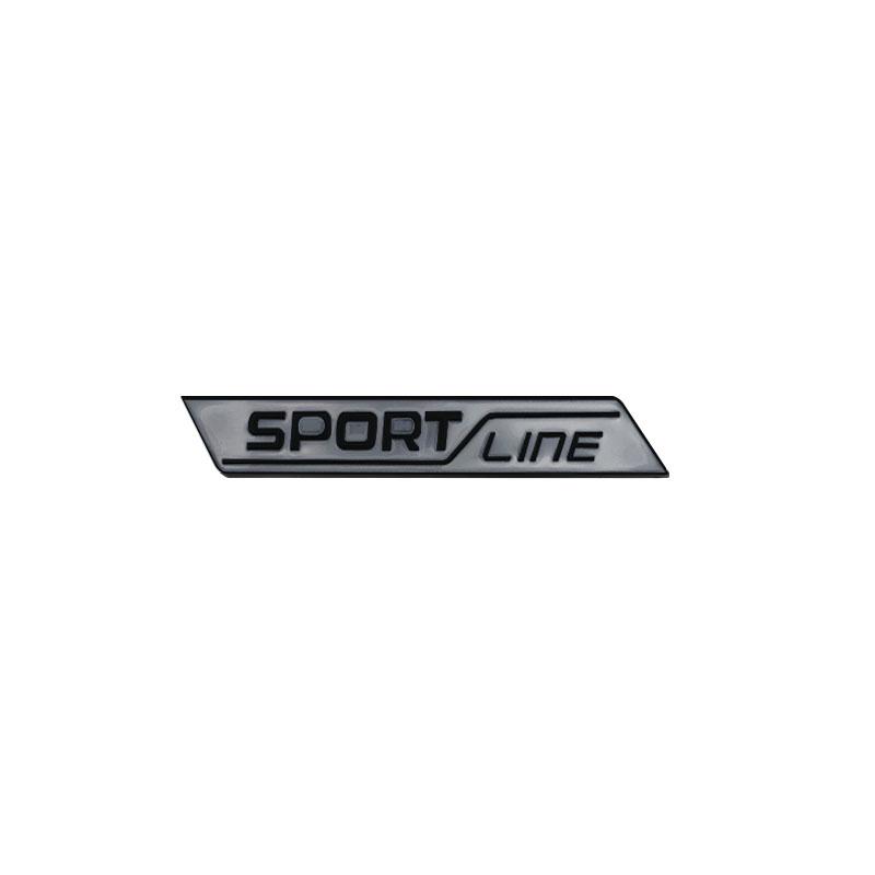 JBIW9 Metal Sport Line Grille Sticker Car Rear Trunk Body Emblem Badge for Skoda Yeti Octavia Superb Fabia Kamiq Karoq Kodiaq Rapid