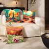 Cactus Sunset Cartoon Pillow Case Fashion Square Pillowcase Bedroom Sofa Room Ins Decoration Leisure