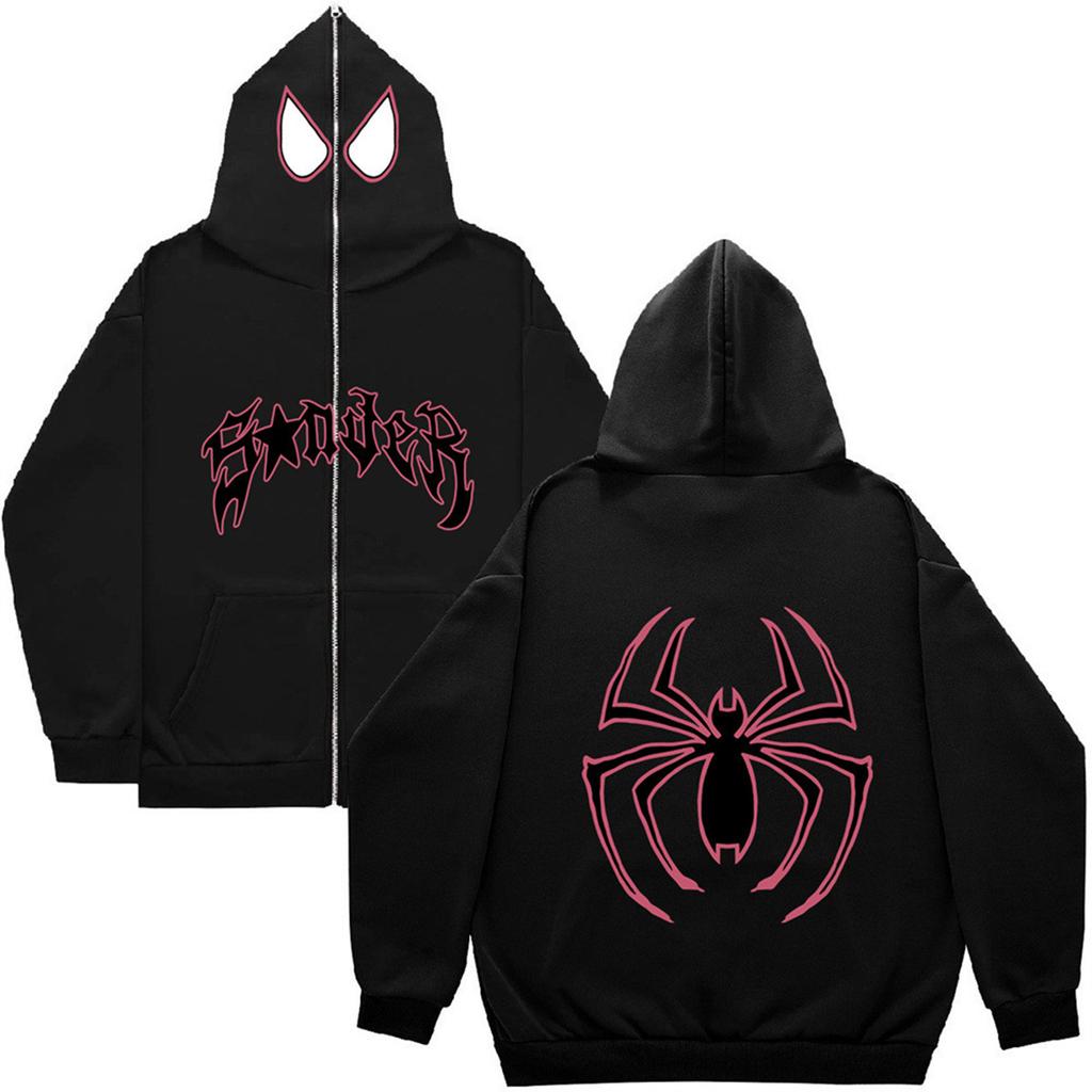 Casual Fashion Letter Printing Long Sleeve Zipper Hooded Sweatshirt For Men And Women