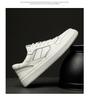 Men's Trendy Low-Top White Casual Shoes - Fashionable, Large Size Sports and Board Style