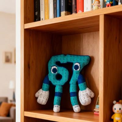 Steal A Brainrot Blue No. 67 Plush Toy Anime Game Characters Peripherals Cute Stuffed Doll Toy Kids Birthday Gifts