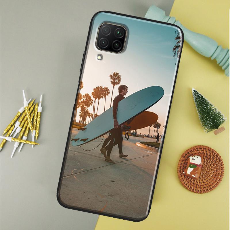 Surf Surfboard For Huawei Nova 9 10 SE Y91 Y61 Y90 Y70 Y60 Y72 12s 12i 11i 7i 8i P60 Pro P30 P40 Lite Case