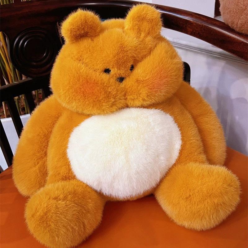 Xin an bear rabbit plush toy B bear A rabbit doll soothing doll sleeping pull line snot bear gift 22cm