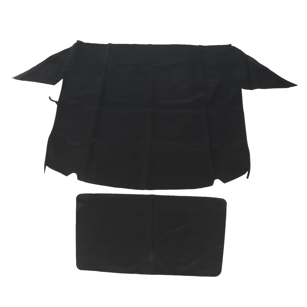 Black Convertible Soft Top Canvas Abrasion Resistant MB03 22 Replacement for Benz R129 SL Bodies 1990 To 2002