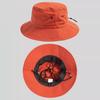 Bucket Hat Foldable Quick-Dry Breathable Mesh Fisherman Hat with Wide Brim Adjustable Windproof Rope Sun Protection Hat