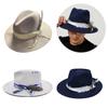 Stylish Wool Fedoras Hat for Men and Women with Classical Wide Brim and Feathers for Various Season Music Festival Wear