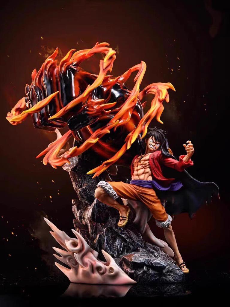 Anime Luffy One Piece Figure Anime Action Figures Collectible Model Q Version Funny Toys for Children Surprise Gift Decor