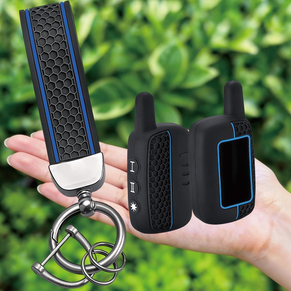 2026 hOT Silicone Remote Key Case For Starline A6 A9 For Starline A4 A6 A9 A8 LCD 2-Way Alarm Controller Two Way Keychain Cover
