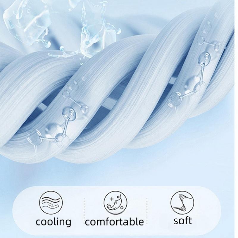 Nouvelle Couverture Rafraîchissante Douce Légère Lisse Couette Climatisation Légère Couette Fraîche d'Été Couvre-lit Froid Double Face
