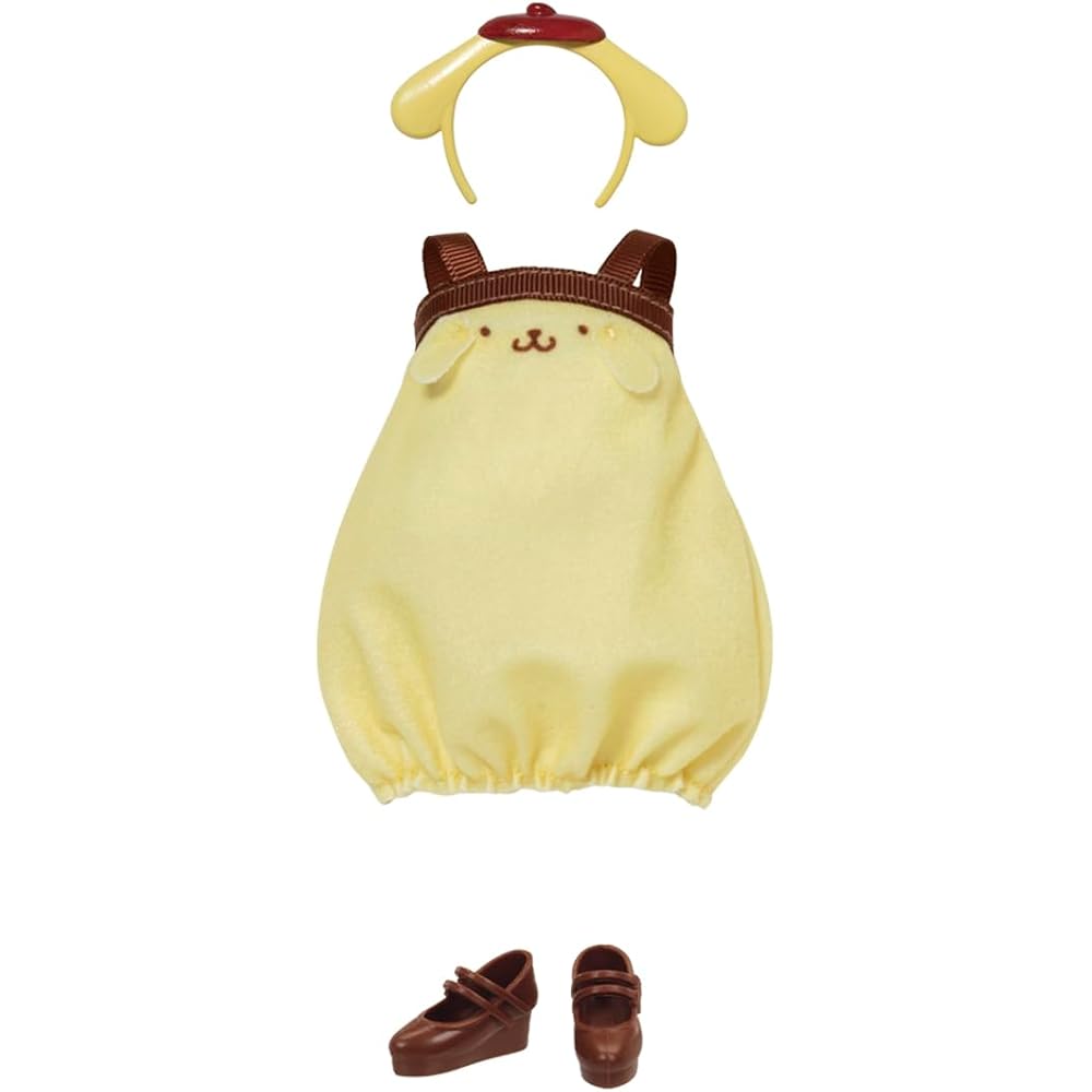 

Takara Tomy Licca-chan Dress My Choice Sanrio Characters Pom Pom Purin Outfit with Headband Toy for Ages 3 and Up
