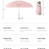Mini Pocket Foldable Umbrella UPF 50+ UV Protection Waterproof Windproof Parasol for All Weather Use
