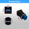 12V Car Push Button Switch Blue LED Light Bar Power Radar Winch Sensor Switch Accessories For Toyota Corolla Camry Rav4 Prado
