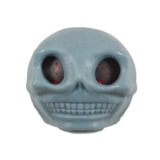 Popping Eye Skull Squeeze Toy Worm Inside Anxiety Stress Relief Skull Pinch Sensory Toy Teens Adults Soft TPR Calming Skull Fidget Toy