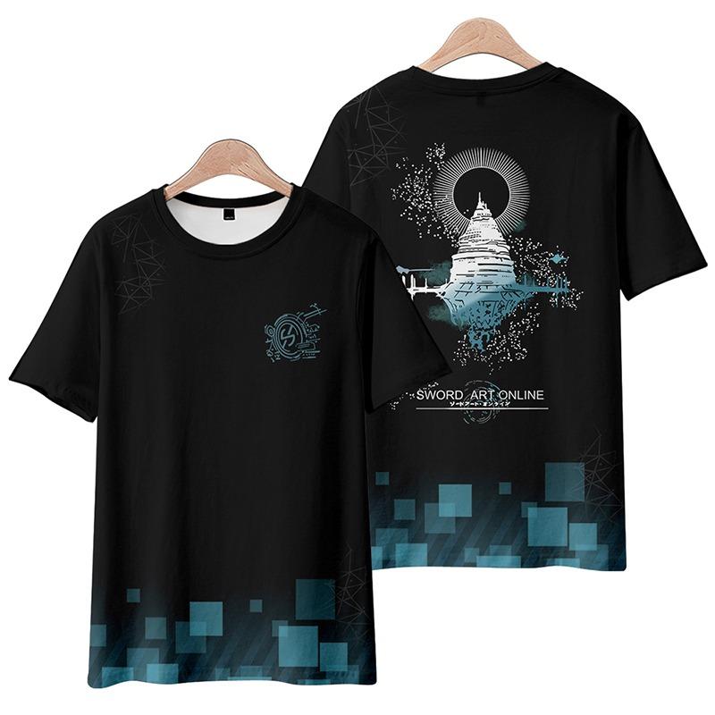 Sword Art Online AnimeT-Shirts Men Women Tee Shirt Short SleeveT Shirt Plus Size Tops