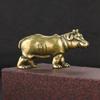 Miniatures Animal Figurines Small Hippo Animal Figurine Tea Pet Collectible Table Decoration Miniatures Animal Ornaments For