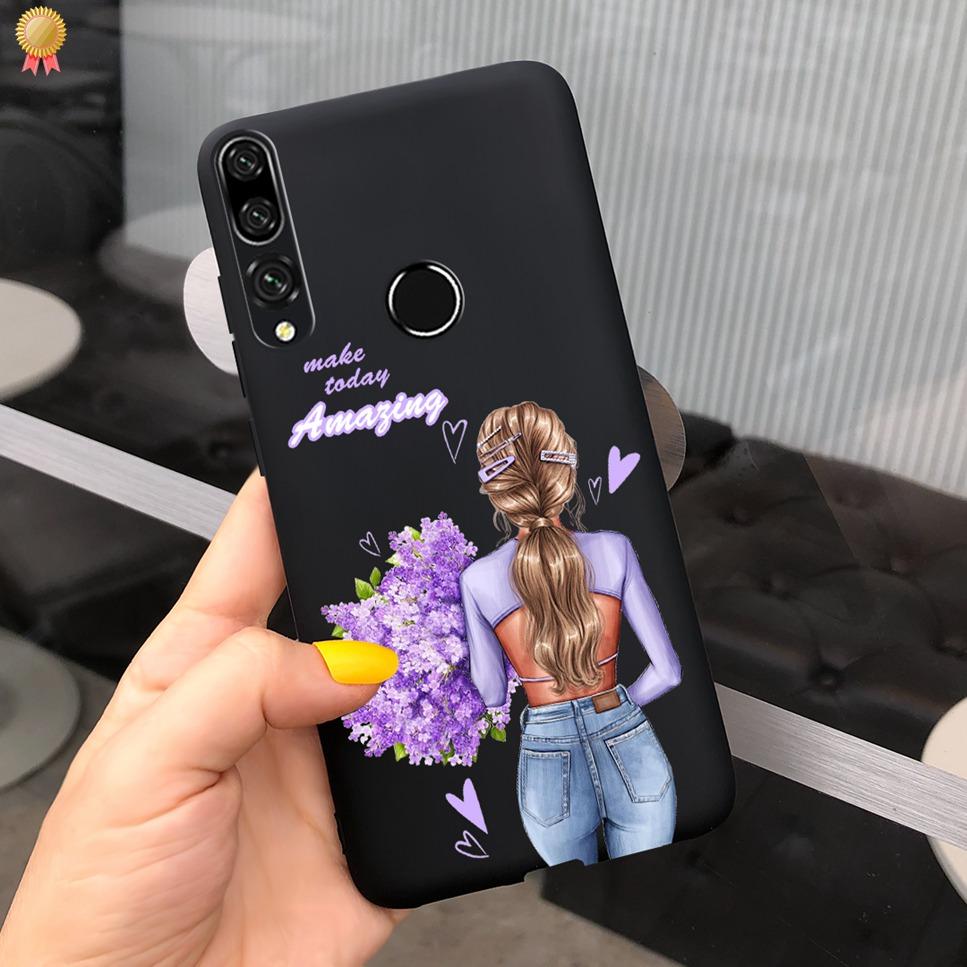 For Honor 9X Pro RU Case Cute Cartoon Cool Black Pink Silicone Back Cover For Huawei Honor9X Honor 9X Pro 9XPro 4G Phone Case