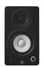 YAMAHA Moniteur de studio compact amplifié noir, ensemble gauche et HS3 (1 à droite)