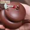 190ml Vintage Yixing Purple Clay Teapots Handmade Gourd Pot Raw Ore Section Mud Kettle Chinese Zisha Tea Set Drinkware Supplies