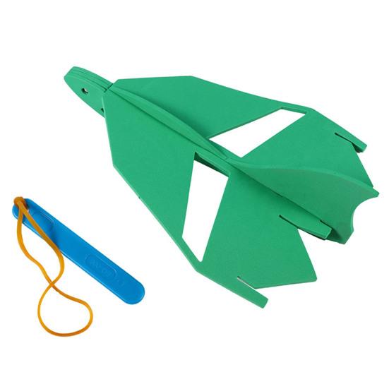 

1 Набор Сделай сам Трюковая катапульта Самолет Игрушка Набор Ручной работы EVA Пазл Запускающий Самолет Строительные Поделки Дети Студенты зелёный