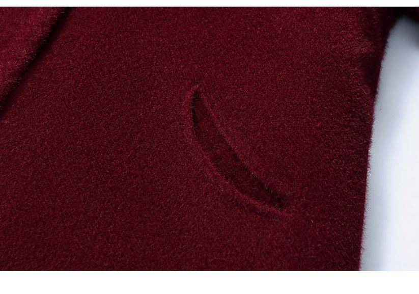 Warm Winter Coat for Women: Anti-Mink Velvet and Fleece-Lined Jacket for Middle-Aged and Elderly Ladies