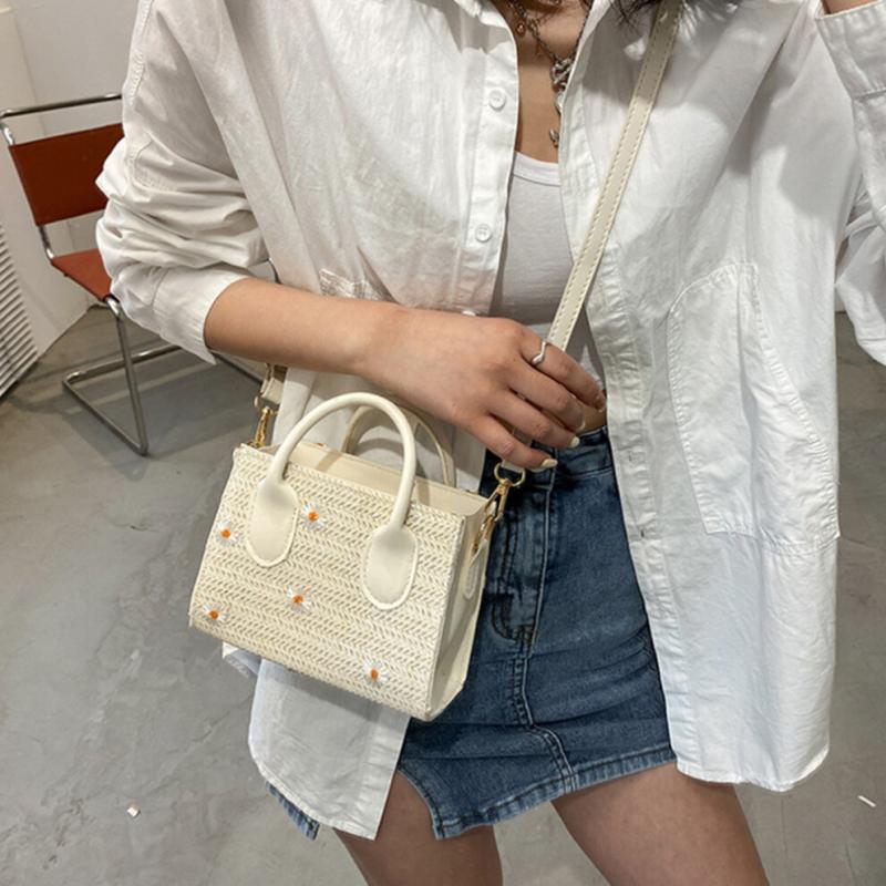 Woven Bag Travel Miss Small Shoulder Bags For Women Clutch Purse