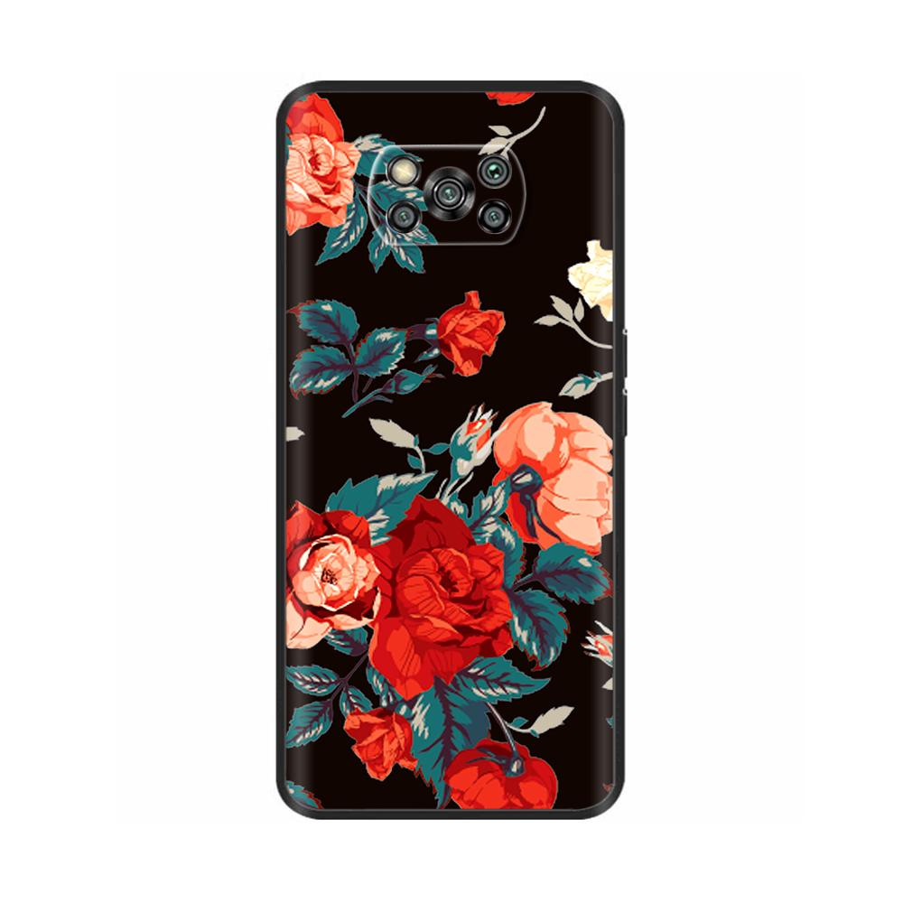 For Xiaomi Poco X3 NFC Case Printed Cartoon Silicone Back Cover Soft Bumper Phone Case For POCO X3 Pro X 3 TPU Case Funda 6.67''